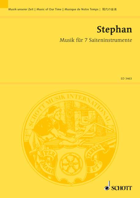 Front Cover Image Musik für 7 Saiteninstrumente 