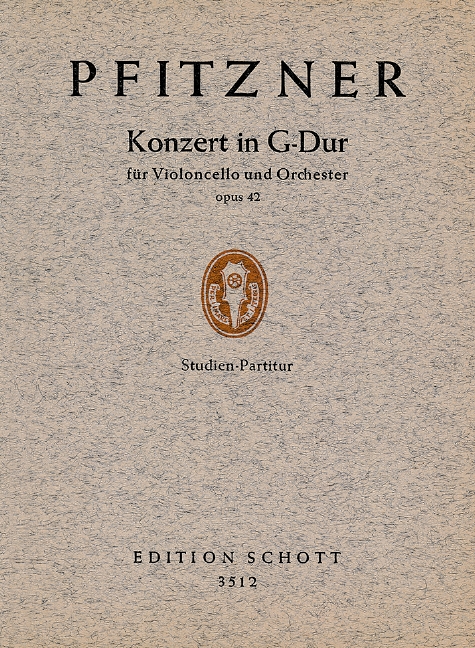 Front Cover Image Konzert G-Dur op. 42 