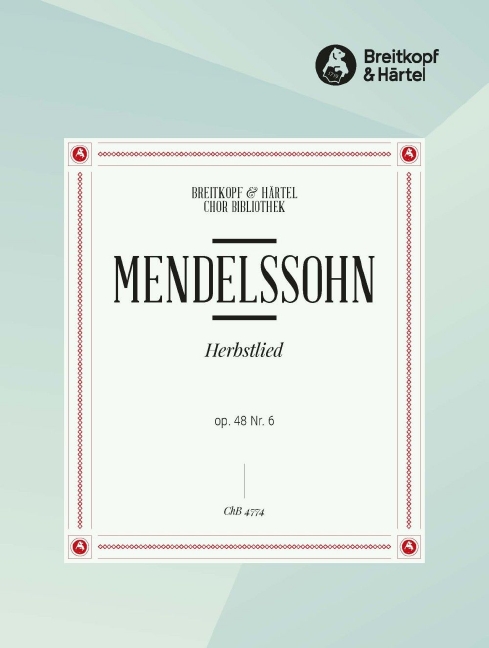 Other Cover Image Herbstlied Nr. 6 op. 48 "Holder Lenz, du bist dahin!"
