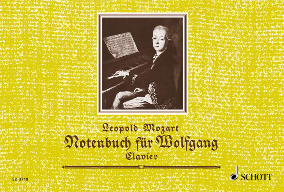 Front Cover Image Notenbuch für Wolfgang 