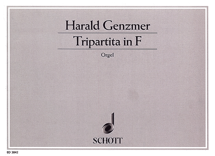 Front Cover Image Tripartita in F GeWV 389 