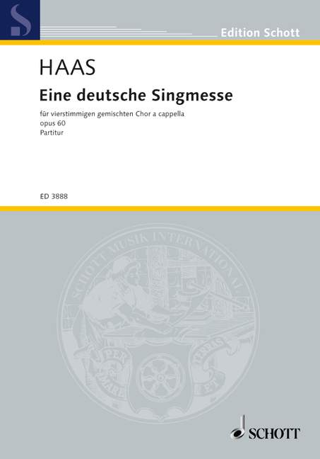 Front Cover Image Eine deutsche Singmesse op. 60 