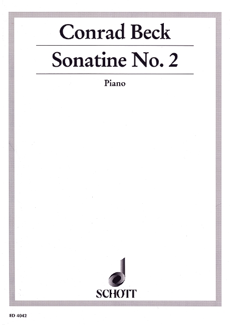 Front Cover Image Sonatine No. 2 
