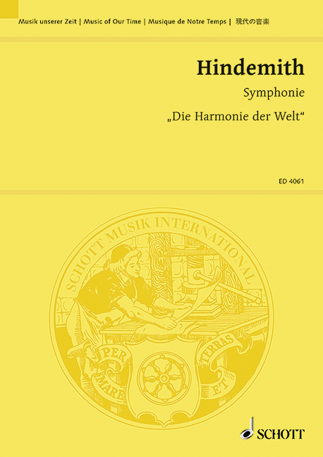 Front Cover Image Symphonie "Die Harmonie der Welt" 