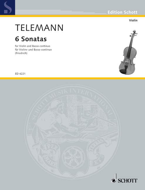 Front Cover Image 6 Sonaten 