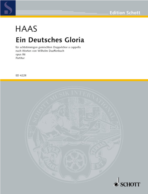 Other Cover Image Ein Deutsches Gloria op. 86 