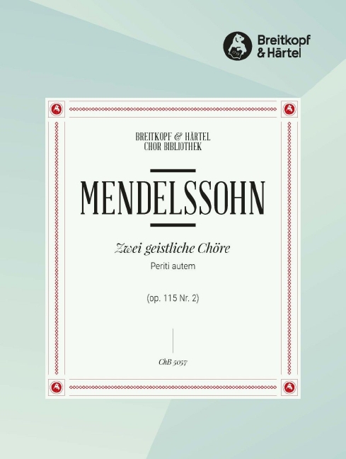 Other Cover Image 2 geistliche Chöre Nr. 2 op. 115 Nr. 2 "Periti autem - Es strahlen hell die Gerechten"