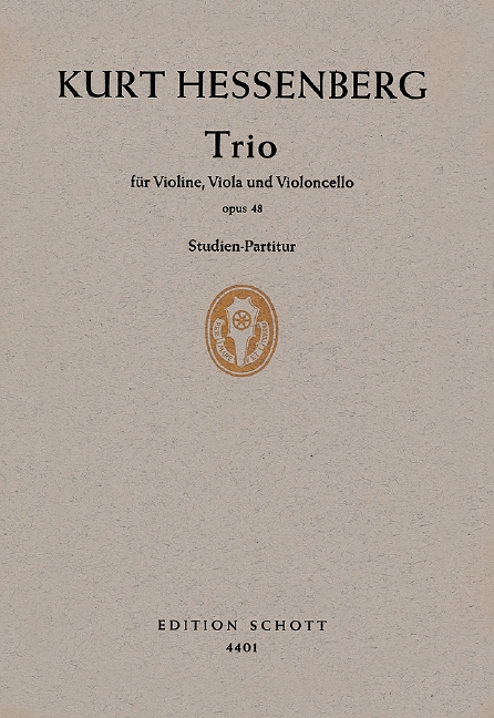Front Cover Image Trio op. 48 