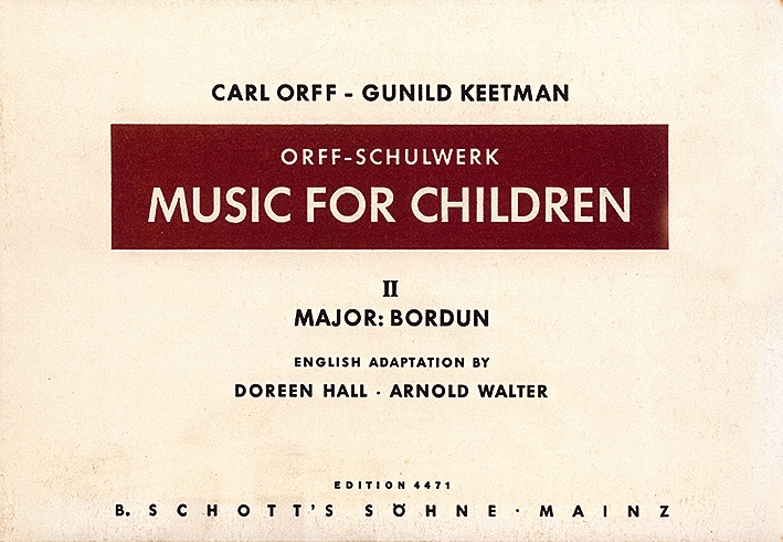 Front Cover Image Music for Children Band 2