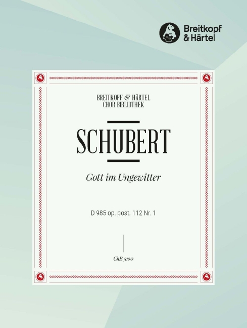 Other Cover Image Gott im Ungewitter D 985 [op. post. 112/1]