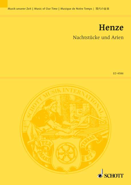 Front Cover Image Nachtstücke und Arien 