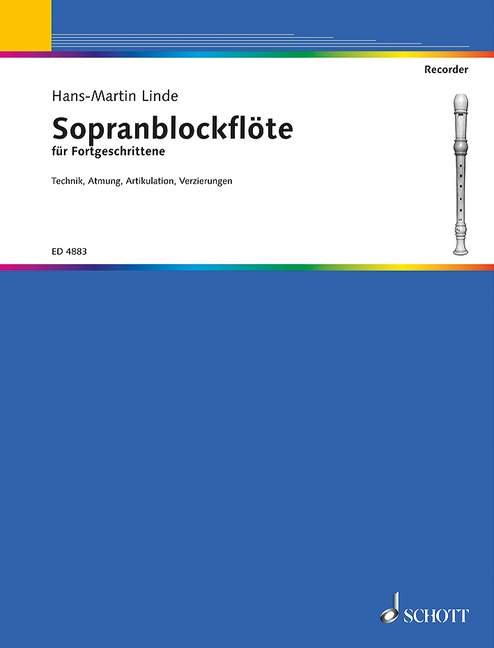 Front Cover Image Sopranblockflöten-Schule 