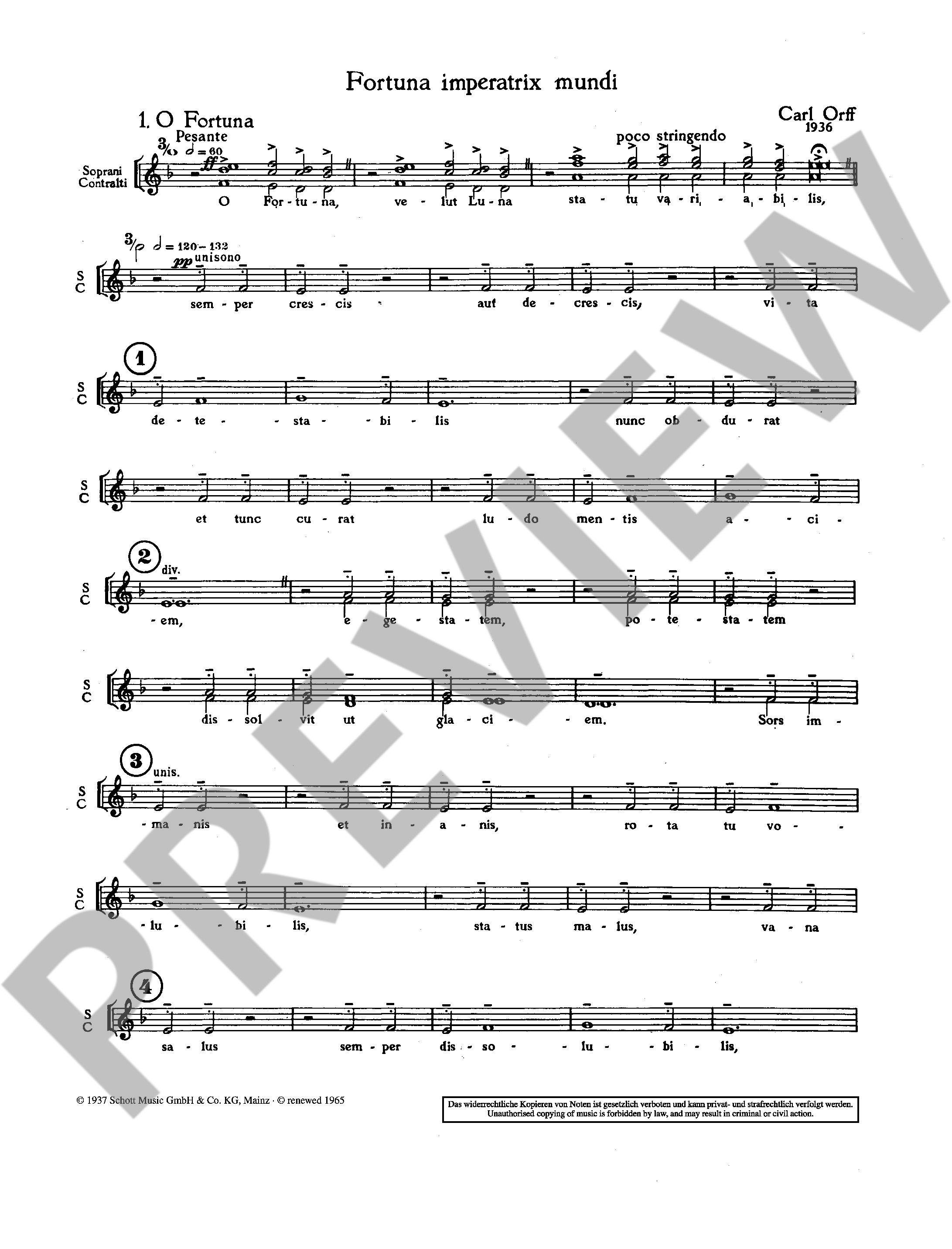 Other Cover Image Carmina Burana 