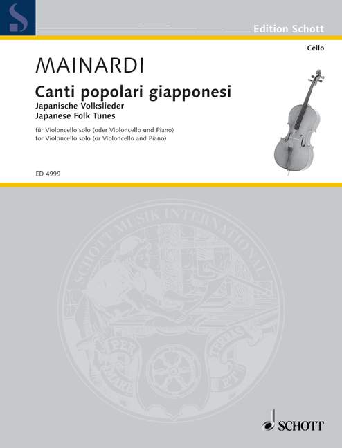Front Cover Image Canti popolari giapponesi 