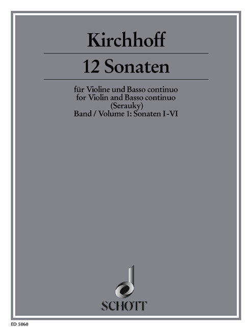 Front Cover Image 12 Sonaten Band 1