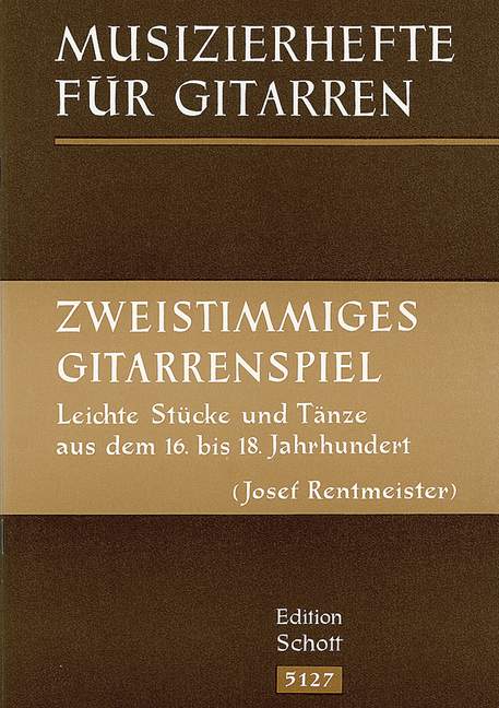 Front Cover Image Zweistimmiges Gitarrenspiel 