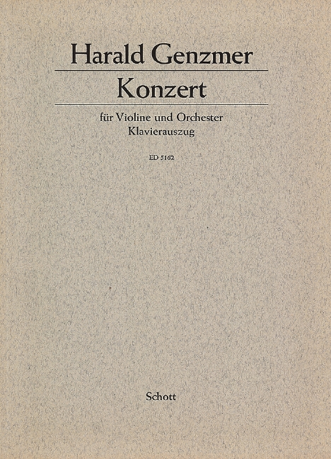 Front Cover Image Konzert GeWV 140 