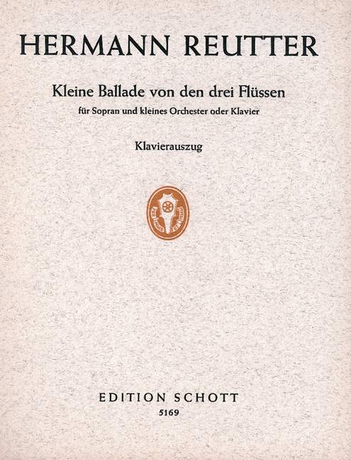 Front Cover Image Kleine Ballade von den drei Flüssen 