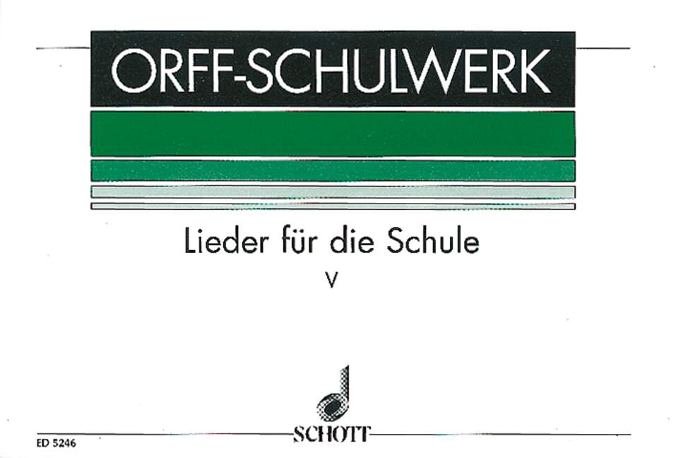 Front Cover Image Lieder für die Schule Heft 5