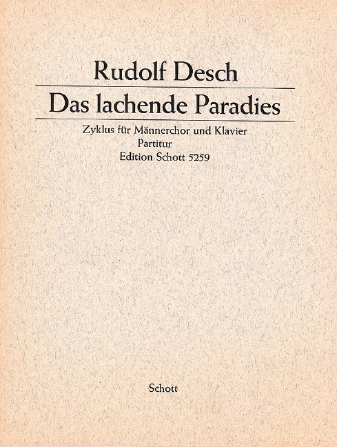 Front Cover Image Das lachende Paradies 