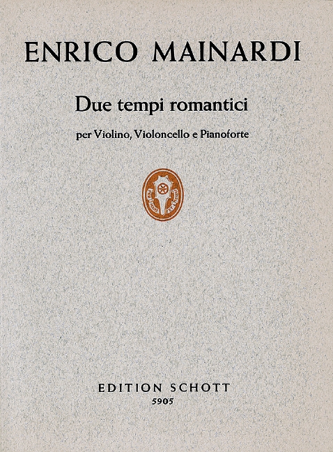 Front Cover Image Due tempi romantici 