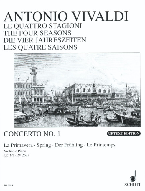 Front Cover Image Die vier Jahreszeiten op. 8/1 RV 269 / PV 241 