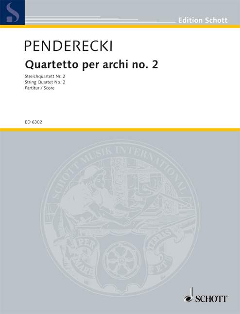 Front Cover Image Quartetto per archi no. 2 