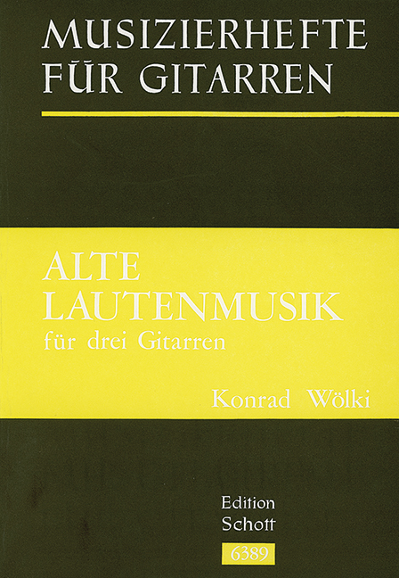 Front Cover Image Alte Lautenmusik 