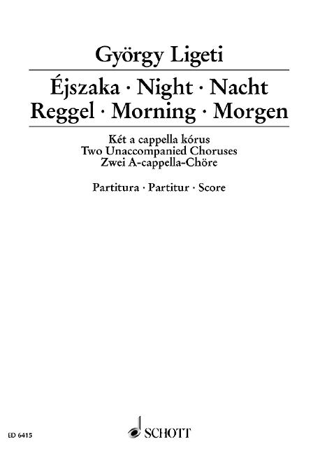 Front Cover Image Éjszaka · Reggel 