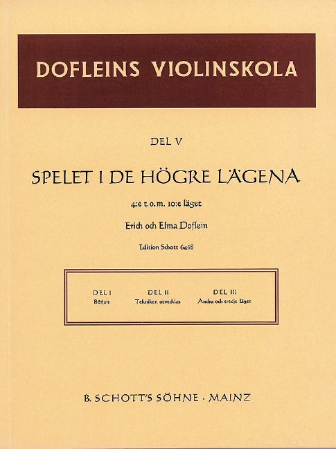 Front Cover Image Dofleins Violinskola Band 5