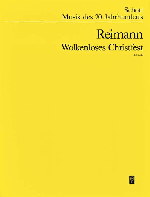 Front Cover Image Wolkenloses Christfest 