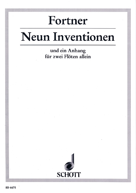 Front Cover Image Neun Inventionen 