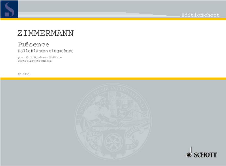 Front Cover Image Présence 