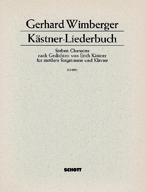 Front Cover Image Kästner-Liederbuch 