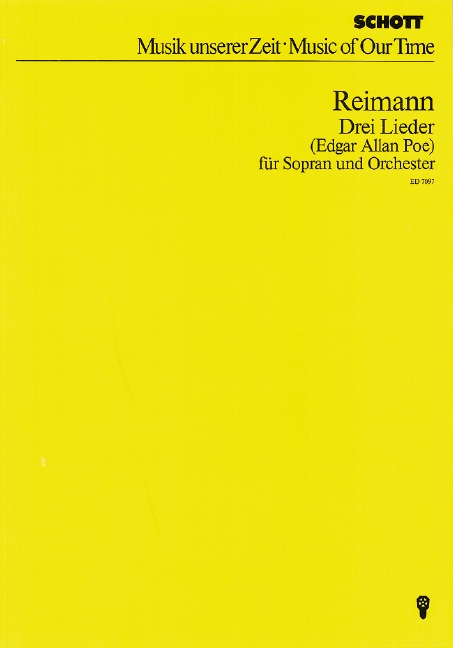 Front Cover Image Drei Lieder 
