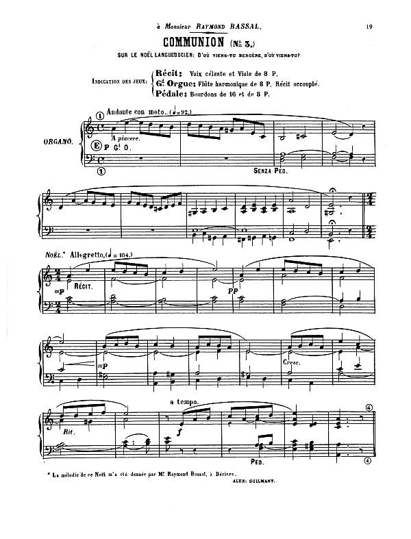 Other Cover Image Noëls op. 60 Band 1