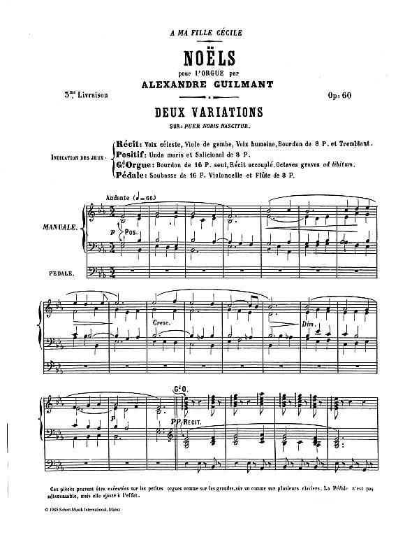 Other Cover Image Noëls op. 60 Band 2