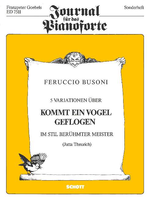 Front Cover Image Fünf Variationen über "Kommt ein Vogel geflogen" Sonderheft