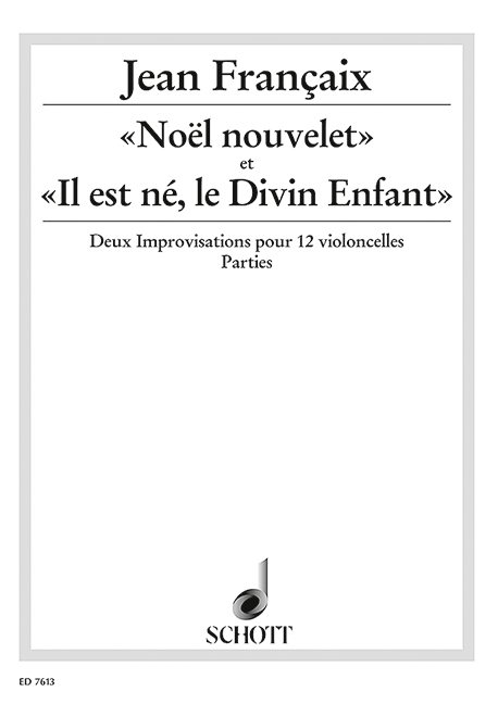 Front Cover Image «Noël nouvelet» et «Il est né, le Divin Enfant» 