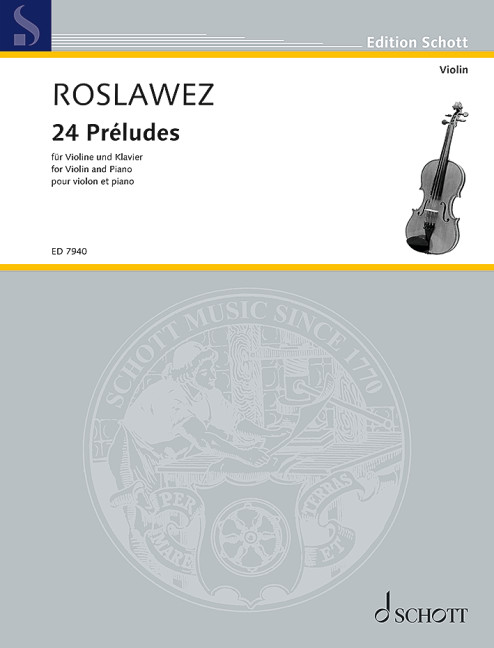 Front Cover Image 24 Préludes 