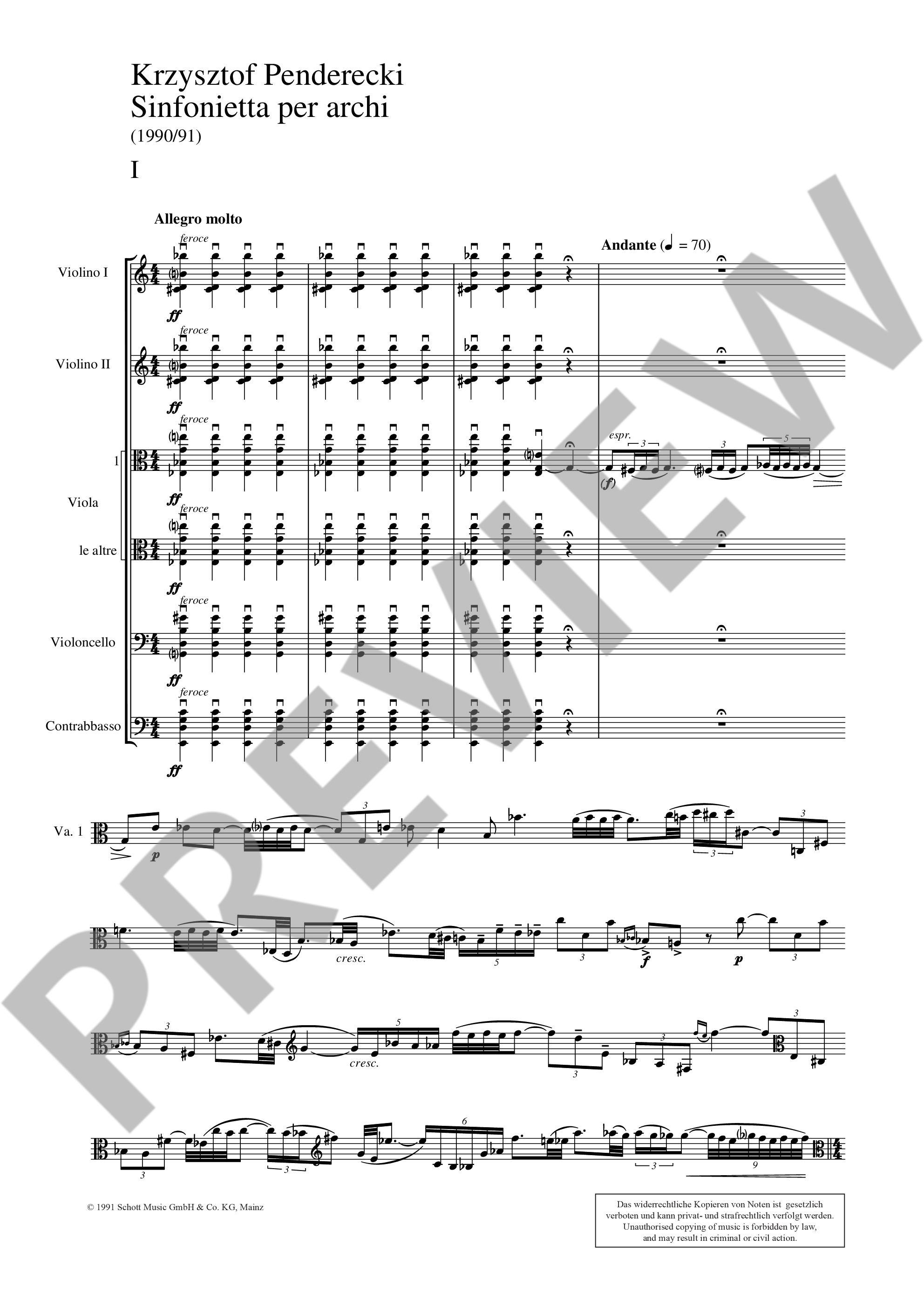 Other Cover Image Sinfonietta per archi 