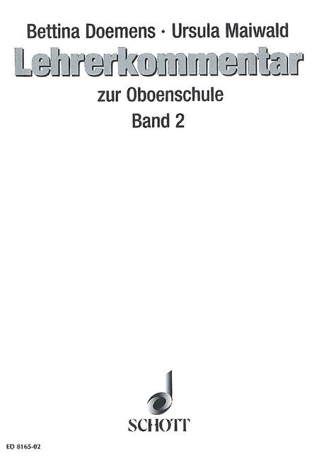 Front Cover Image Oboenschule Band 2