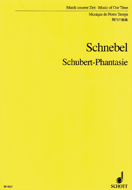 Front Cover Image Schubert-Phantasie 