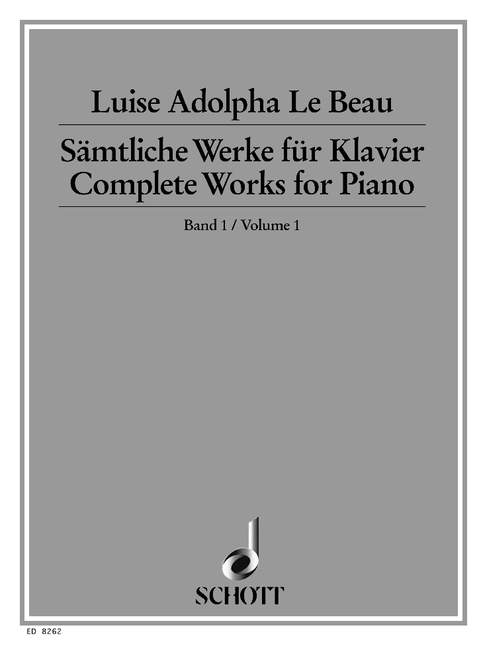 Front Cover Image Sämtliche Werke für Klavier Band 1
