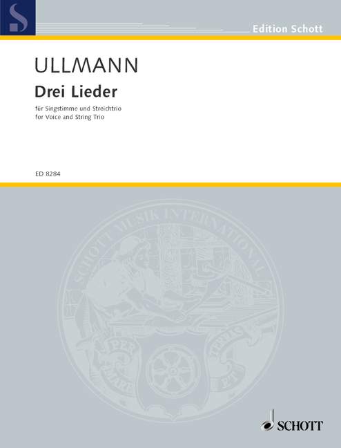 Front Cover Image Drei Lieder 