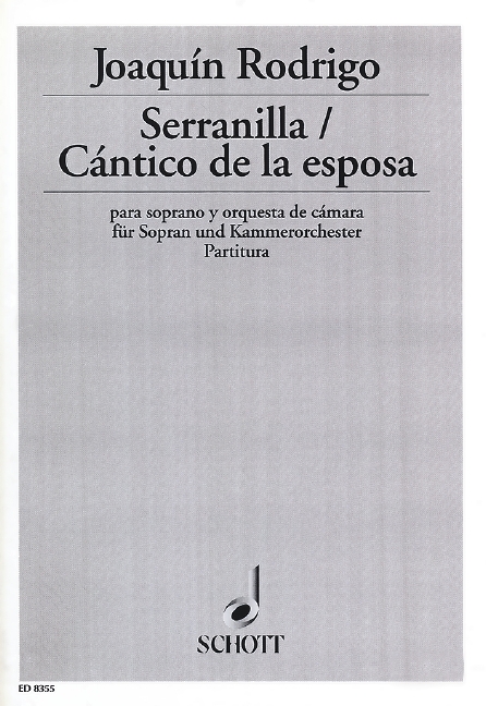 Front Cover Image Cántico de la esposa / Serranilla 