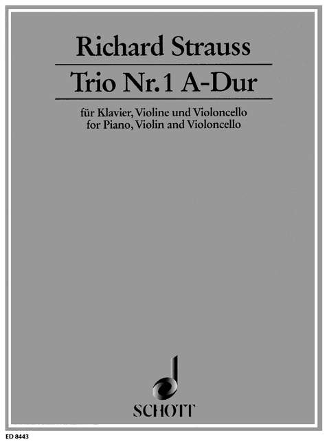 Front Cover Image Trio Nr. 1 A-Dur o. Op. AV. 37 