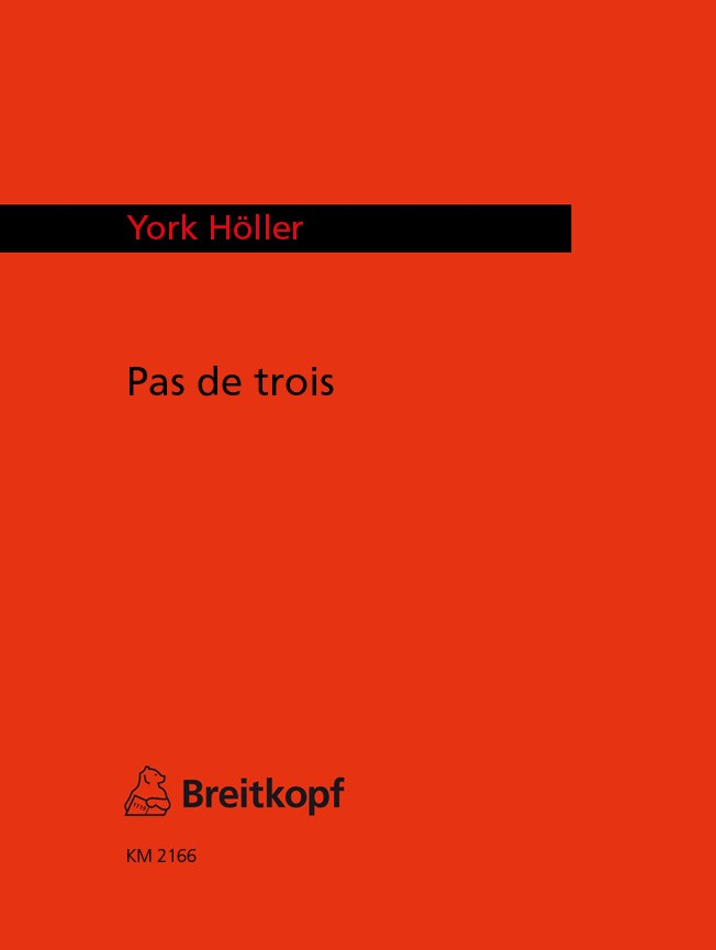 Front Cover Image Pas de Trois (Neufassung 2003)
