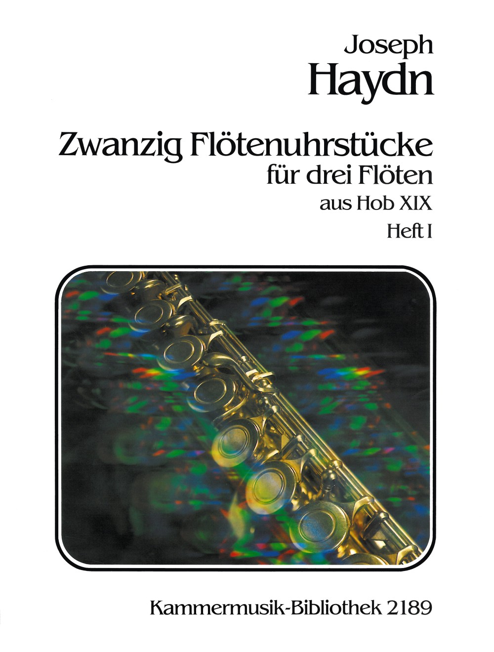 Front Cover Image 20 Flötenuhrstücke Hob XIX 1