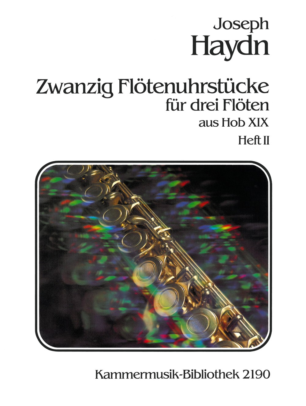 Front Cover Image 20 Flötenuhrstücke Hob XIX 2